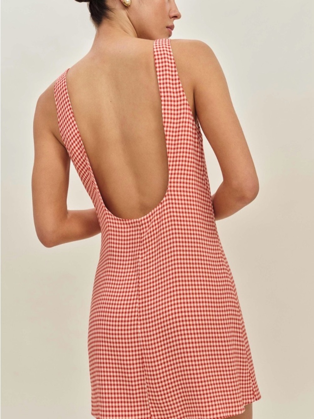 Reformation Rosemond Gingham Dress Sz 12 *NWT*